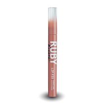 Lip fix ruby kisses glossy tint alta fixação rosy brown Lip fix ruby kisses glossy tint alta fixação rosy brown