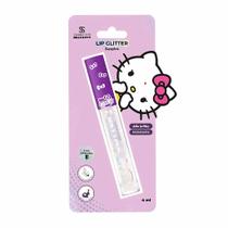 Lip Glitter Suspiro Sabrina Sato X Hello Kitty 4ml com 7 Oléos Vegetais, Vitamina E, Ômegas 3, 6 e 9 da Cia Beauty