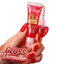 Lip Gloss Infantil Capivara Brilho Lábial Brilho + Chaveiro -