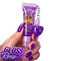 Lip Gloss Infantil Capivara Brilho Lábial Brilho + Chaveiro - Lip Gloss Infantil Capivara Brilho Lábial Brilho + Chaveiro -