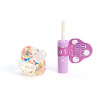 Lip Gloss Infantil Mini Mello Cogumelo Roxo 1 Un - Vivai