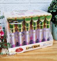 LIP GLOSS LOVE RAIN BOX 24 uni LR-LP109 (translucido com tampa dourada)
