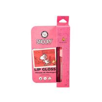 Lip Gloss Mousse De Morango Snoopy Ticiane Pinheiro 4ml com Óleos Minerais, Óleo de Ricino, Cera de Carnaúba, Vitamina E