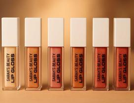 Lip gloss Sarah's Beauty com intenso brilho e longa duração em seus lábios