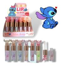 Lip Gloss Stitch Diamant Efeito Glitter Hidratante Infantil