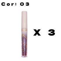 Lip Gloss Water Light com Glitter Lua e Neve