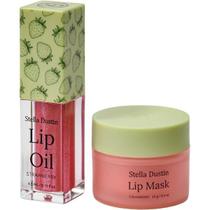 Lip Oil + Lip Mask Morango Stella Dustin Duo de Hidratação e Brilho Lip Oil + Lip Mask Morango Stella Dustin Duo de Hidratação e Brilho