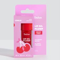 Lip Oil Plump Dailus Cereja Brilho Labial Hidratante Nova Fórmula