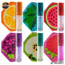 Lip Oil Quitanda da Super Poderes Frutas Gloss Com Cheirinho Hidratante Labial