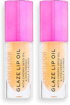 Lip Oil Revolution Beauty Glaze Hydrating Getaway Terracotta Lip Oil Revolution Beauty Glaze Hydrating Getaway Terracotta