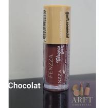 Lip tint cream choco fun fenzza - todas as cores cheiro de chocolate e brilho