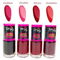 Lip tint gel morena 4 cores super poderes cosmésticos maquiagem e beleza