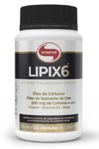 Lipix 6 de 1 g (Cafeína, Óleo de Cártamo, Óleo de Semente de Uva) com 120 cápsulas -Vitafor