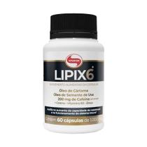 Lipix6 Suplemento Alimentar Óleo de Cártamo + Óleo de Sementes de Uva + Cafeína 60 Cápsulas Vita
