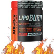 Lipo Burn Black Termogênico Pré Workout 200g Cromo Cafeina - Atlhetica Nutrition