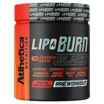 Lipo Burn Black Termogênico Pré Workout 200g Cromo Cafeina - Atlhetica Nutrition