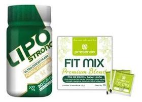 Lipo Strong + Chá Fit Mix 10 Sachês