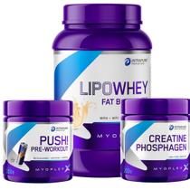 Lipo Whey Baunilha + Creatine Phospagen + Pre Workout Myoplex