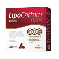 Lipocartam Term cafeina+cromo+cartamo C/30 Caps Gel - Kress