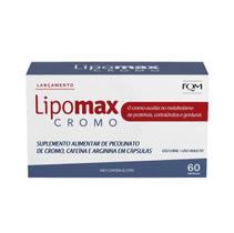 Lipomax Cromo Com Arginina e Cafeina 60 Cápsulas