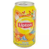 Lipton Ice Tea Pêssego Chá Preto com Fruta lata 340ml