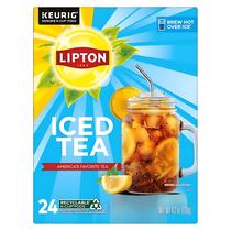 Lipton Iced Tea K-Cups, preto sem açúcar, 24 cápsulas