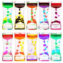 Liquid Motion Bubbler Timer CAILINK, pacote com 10 brinquedos para alívio de estresse