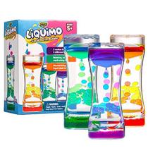 Liquid Motion Bubbler YoYa Toys Liquimo, pacote com 3 unidades para crianças e adultos