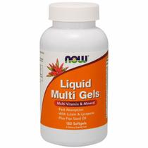 Liquid Multi Gels 180 Softgels da Now Foods (pacote com 4)