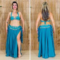 Liquidação Dança do Ventre Traje Bordado Completo - Pronta Entrega - TPCL-468 Liquidação Dança do Ventre Traje Bordado Completo - Pronta Entrega - TPCL-468