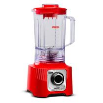 Liquidificador 15 Velocidades Vermelho Power Max Ln63 127V 1400W