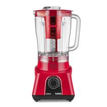 Liquidificador 2,6L Turbo Vermelho 1000w-220v com 8 Velocidades Multi - LQ1004 - Multi Home Liquidificador 2,6L Turbo Vermelho 1000w-220v com 8 Velocidades Multi - LQ1004 - Multi Home