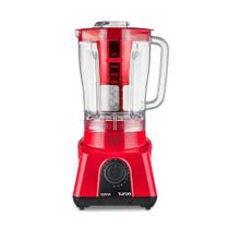 Liquidificador 2,6L Turbo Vermelho 1200w-220v 12 Velocidades Multi Home - LQ1204