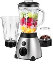 Liquidificador 3X1 com Moedor 1000W e Triturador Jarra Vidro 127V