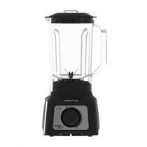 Liquidificador Agratto 1200W 3,2L Jarra Cristal Turbo 15 127V Preto