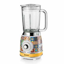 Liquidificador Ariete Positano 1000W 1,5L com copo de vidro 220V, design retrô italiano luxo Liquidificador Ariete Positano 1000W 1,5L com copo de vidro 220V, design retrô italiano luxo