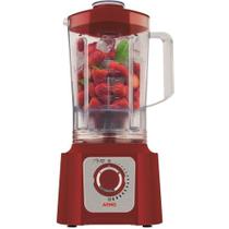 Liquidificador arno 1000w c/ 15 vel - vermelho