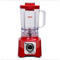 Liquidificador Arno Power Max LN63 5 Velocidades 6 Lâminas 3,1L Vermelho 220v