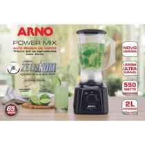 Liquidificador Arno Power Mix LQ10 550W 2L 2 Velocidades Preto 220v