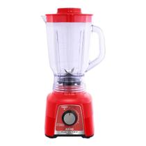 Liquidificador Arno Power Mix LQ34 Copo de Plástico, 15 Velocidades + Pulsar, 700W, Vermelho