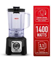 Liquidificador Arno Powermax Preto 1400W Comfort Control LN65 220v