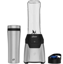 Liquidificador Blender Mixer Portatil 2 Jarras 700W Oster Inox 220V