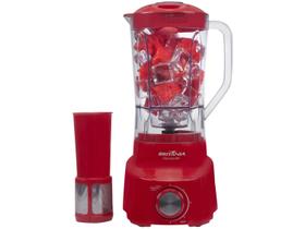 Liquidificador Britânia 900W 2.65L Diamante 800 com Filtro e 4 Velocidades Vermelho