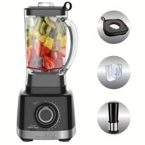 Liquidificador Britânia BLQ1300P Fortis Turbo 3 Litros 1400W Preto 127V Liquidificador Britânia BLQ1300P Fortis Turbo 3 Litros 1400W Preto 127V