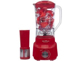 Liquidificador Britânia Diamante 800 - Vermelho com Filtro 4 Velocidades 900W