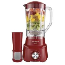 Liquidificador Britânia Diamante com Filtro - 4 Velocidades + Pulsar, 1050W Vermelho, 110V