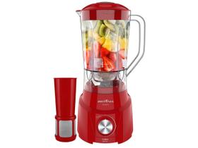 Liquidificador Britânia Turbo BLQ970V Vermelho - com Filtro 4 Velocidades 900W