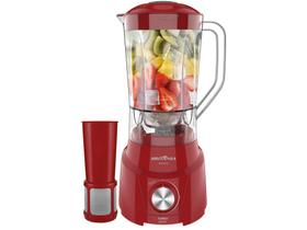 Liquidificador Britânia Turbo BLQ970V Vermelho - com Filtro 4 Velocidades 900W Liquidificador Britânia Turbo BLQ970V Vermelho - com Filtro 4 Velocidades 900W