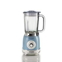Liquidificador Com Copo De Vidro Vintage 1,5l 127v Ariete Azul Liquidificador Com Copo De Vidro Vintage 1,5l 127v Ariete Azul