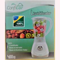 Liquidificador Confilar L68 Facas Aço Inox Branco 127V